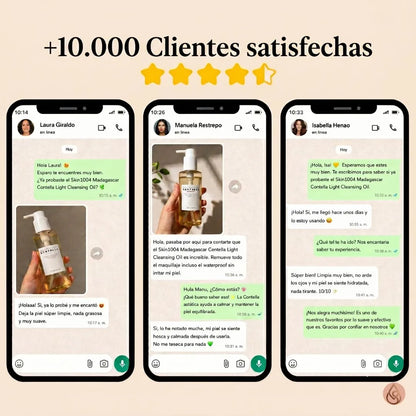 Jabón en aceite, limpiador facial con Centella Asiática de Skin1004