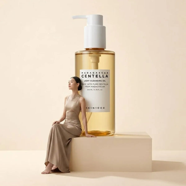Jabón en aceite, limpiador facial con Centella Asiática de Skin1004